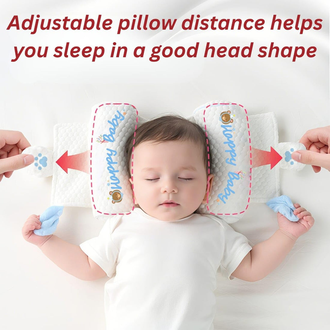 Soft Hypoallergenic Head & Neck Support Pillow For Baby